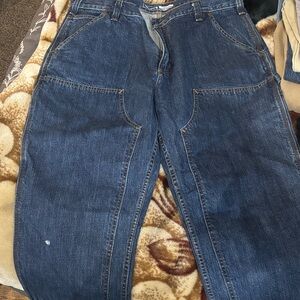 Carhartt Men's Dark Blue Relaxed Jeans